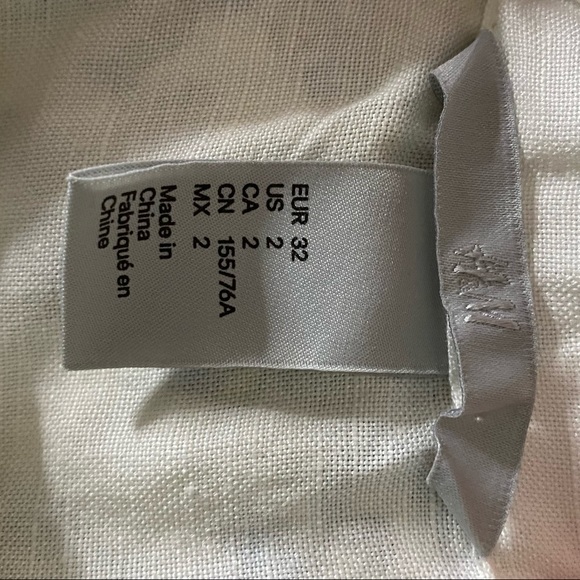 H&M Linen Button‎ Blouse - Picture 6 of 7